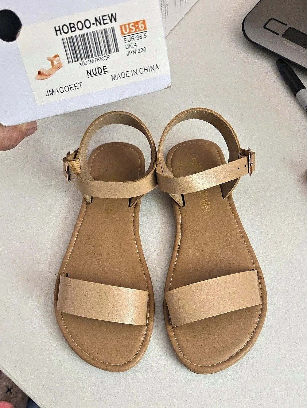 J. Crew Hoboo-New Strappy Sandals in Brown US 6.5 NWT